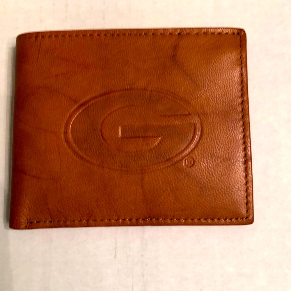 Georgia Bulldogs wallet.  genuine leather